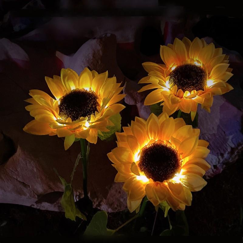 Солнечные полевые огни подсолнечника